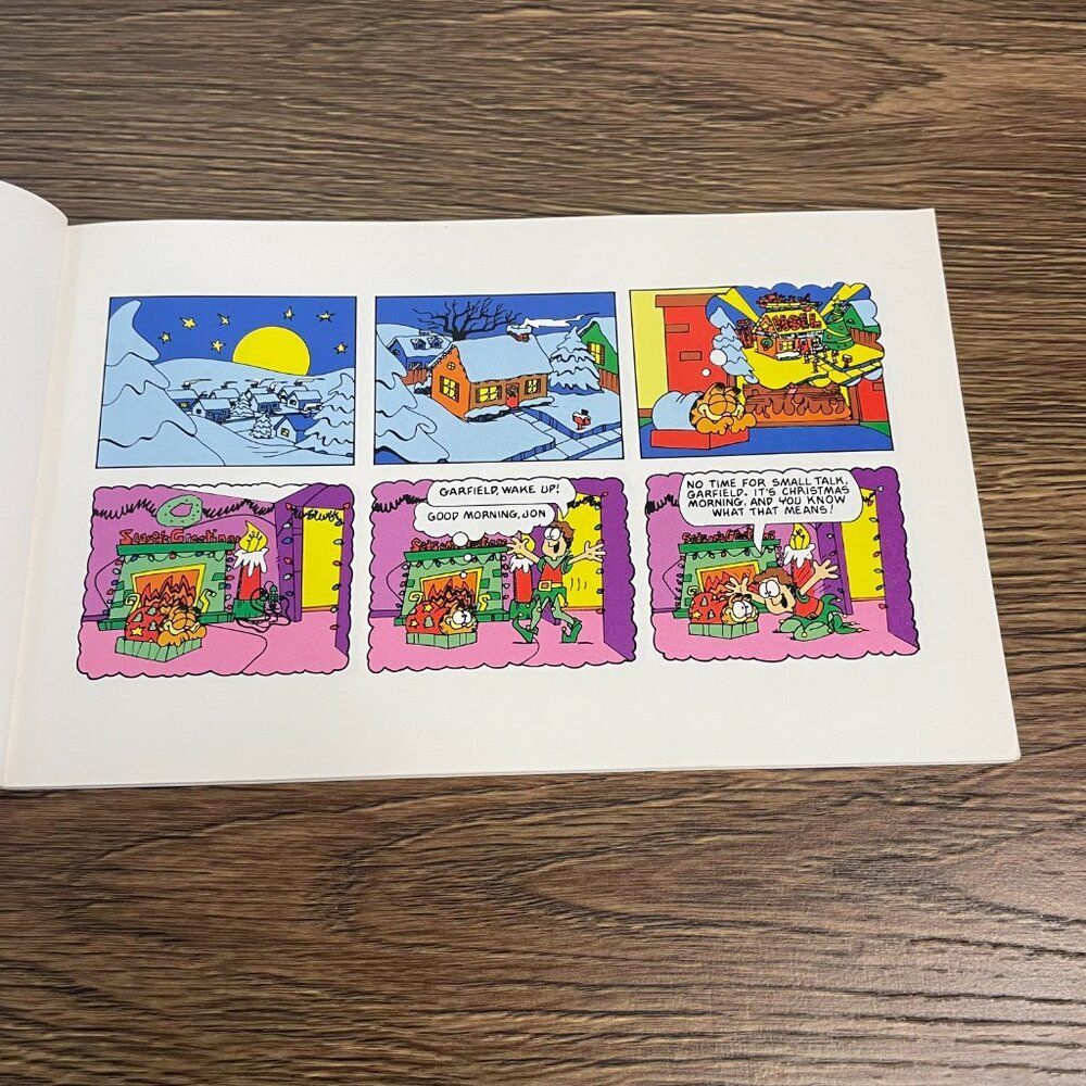 Vintage 1987 A Garfield Christmas Comic Book by Jim Davis Paperback - Picture 8 of 9
